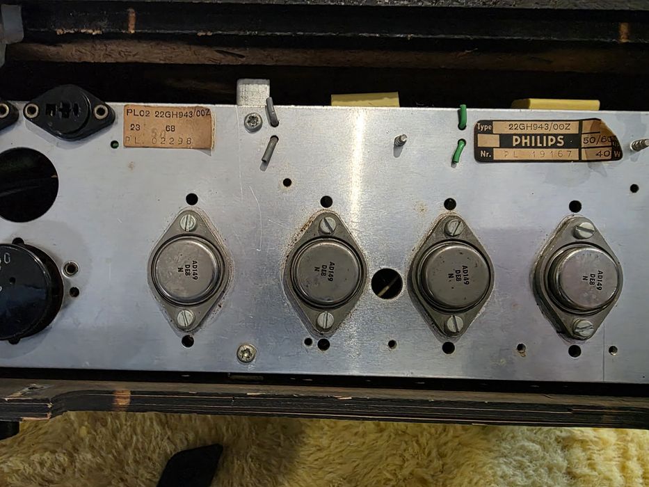 Vintage zestaw reCap Philips 22rh480 + philips gh 943