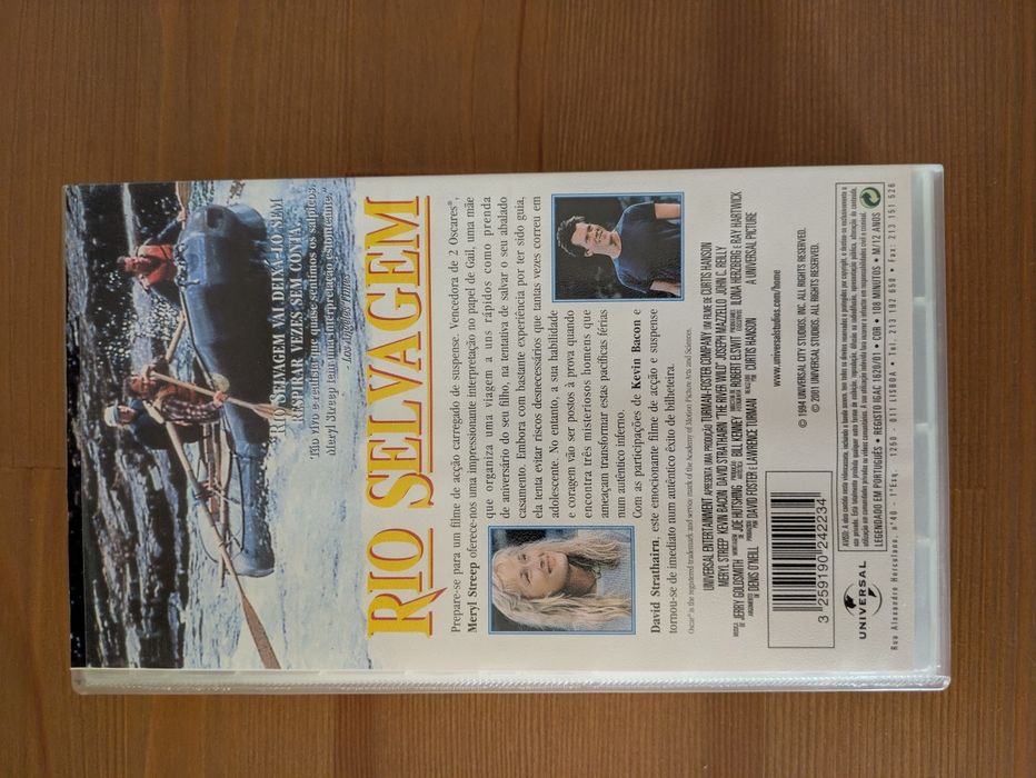 VHS " Rio Selvagem " 1994 (Opt. Estado)