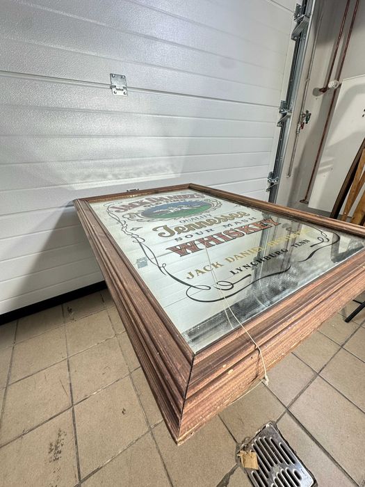 GIGANTYCZNE Lustro JACK DANIEL’S 97x67 cm | Vintage Pub | Whiskey Unikat