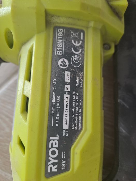 Gwoździarka Ryobi. Polecam