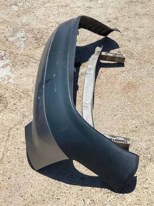 Parachoque Trás Traseiro Audi A4 B6 Carro Ano 2003 Cor Cinza Com Reforço
