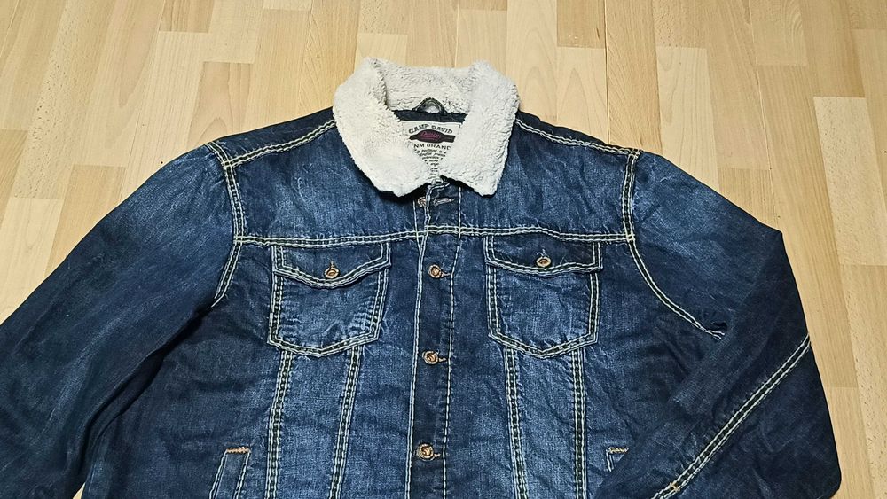 Ocieplana kurtka jeansowa CAMP DAVID r.3XL stan bardzo dobry