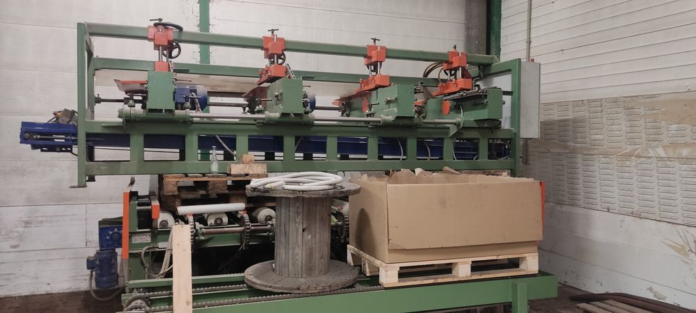 Formatówka do desek 4 piły z automatem podającym