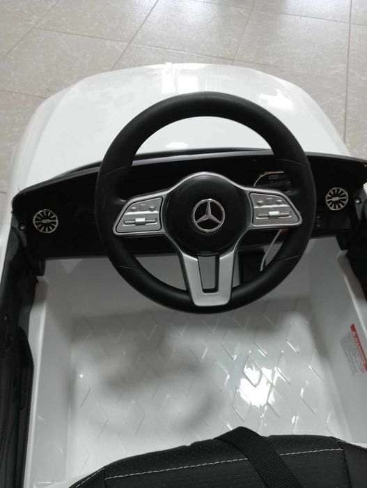 Carro eléctrico criança 12v, rodas borracha assento alcochoado