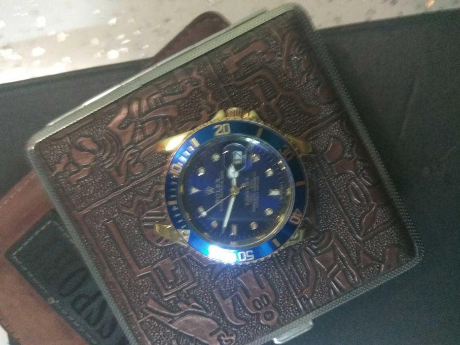 Механические часы Rolex Submariner Blue  мужские наручные часы