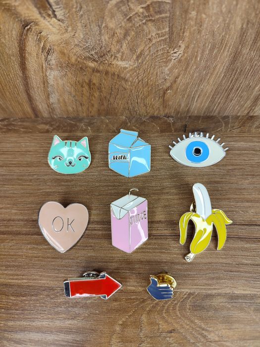 Набор, значков, значки, пины