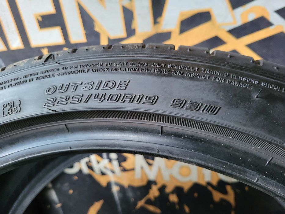 Opony letnie 225/40/19 Falken 24rok