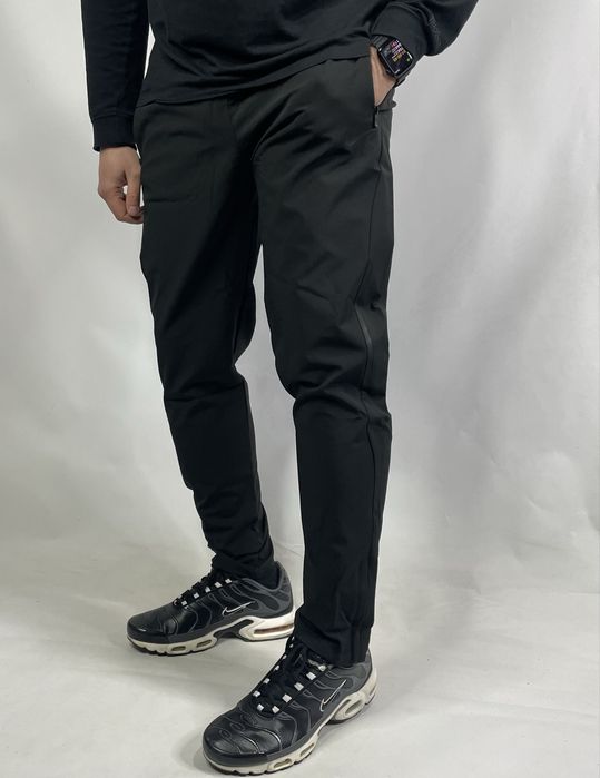 Штаны на весну из стретч плащевки без подкладки в топ качестве цв чер