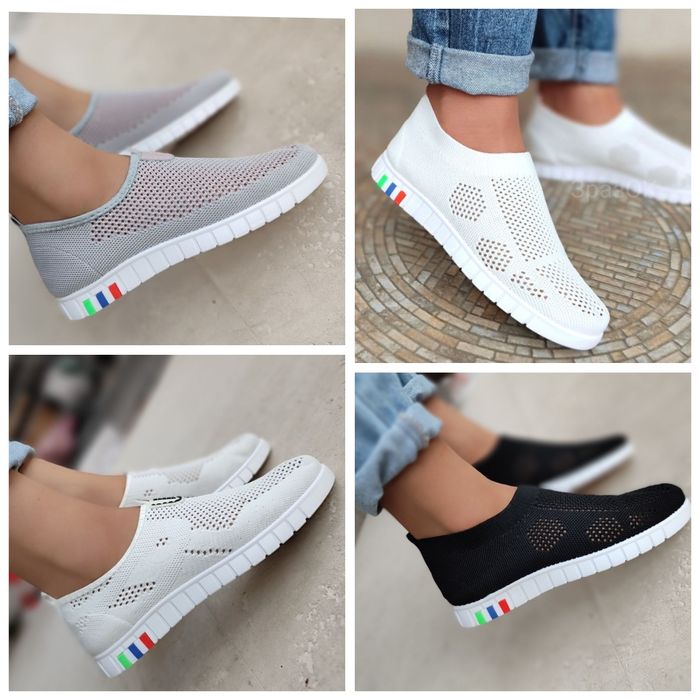 Білі чорні сірі мокасины слипоны кроссовки кросівки кеди жіночі літні