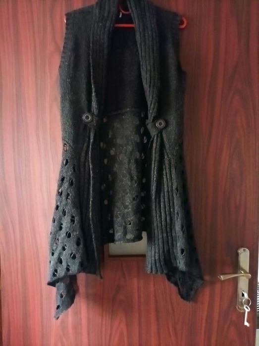 Sweter/kamizelka Text rozm M