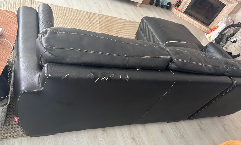 Sofá com chaise longue - venda urgente
