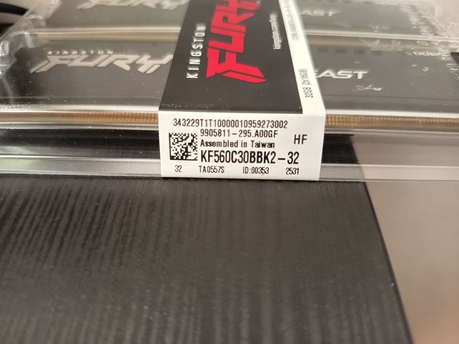 Memórias RAM DDR5 KF560C30BBK2-32 (2x16Gb)