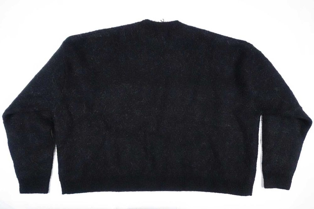 Sweter Trendt Vision Moher Wełna Czarny Boxy Opium Szeroki Nowy Rozmiar XXL