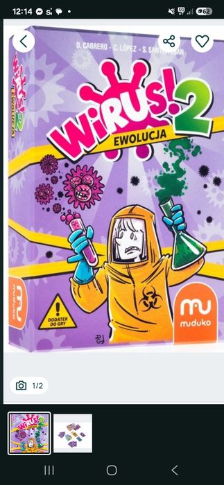 Gra w karty Muduko Wirus! 2 Ewolucja