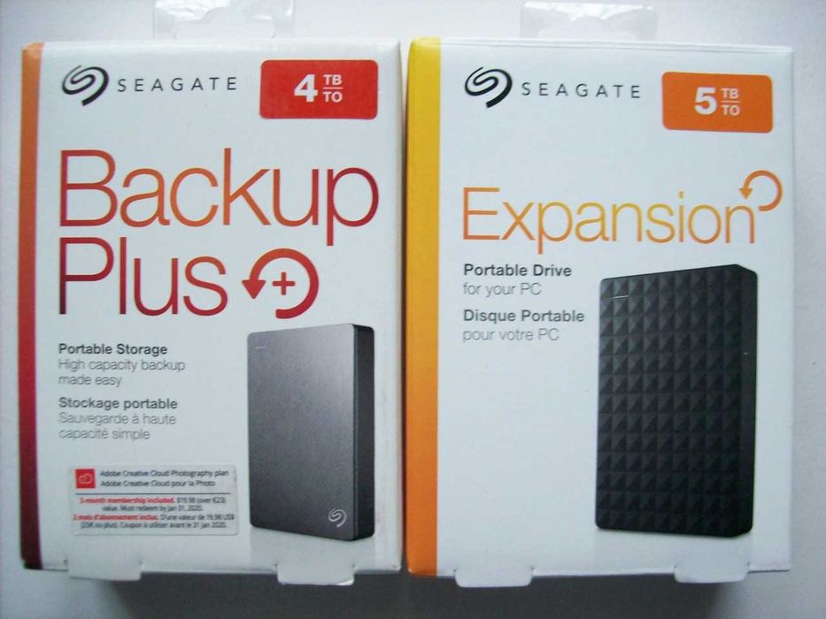 2,5" dysk zewnętrzny Seagate 4TB, 5TB - USB 3.0