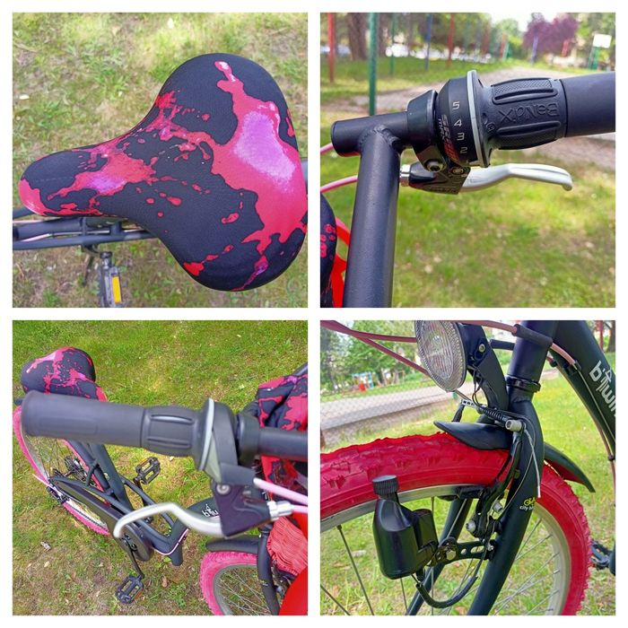 NOWY damski rower miejski B-TWIN ELOPS 3, koła 26", rama 18", 2w1.