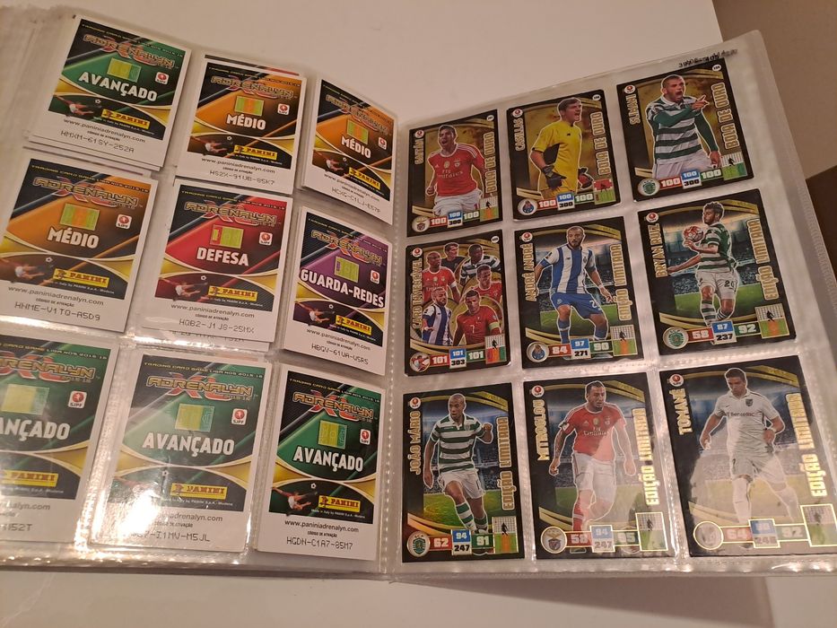 Caderneta de Cards Liga Portuguesa 2015-16 nova e completa