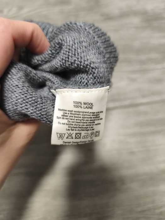 Czapka kominiarka komin kaptur 100% wełna wool wyprawka hit FUB