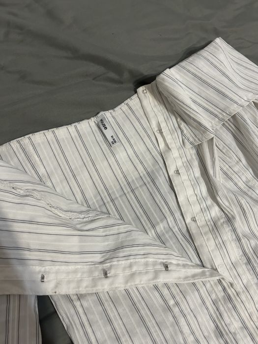 рубашка з відкритими плечима в стилі office sirens