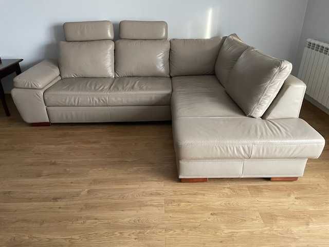 Narożnik, kanapa skórzana Etap Sofa