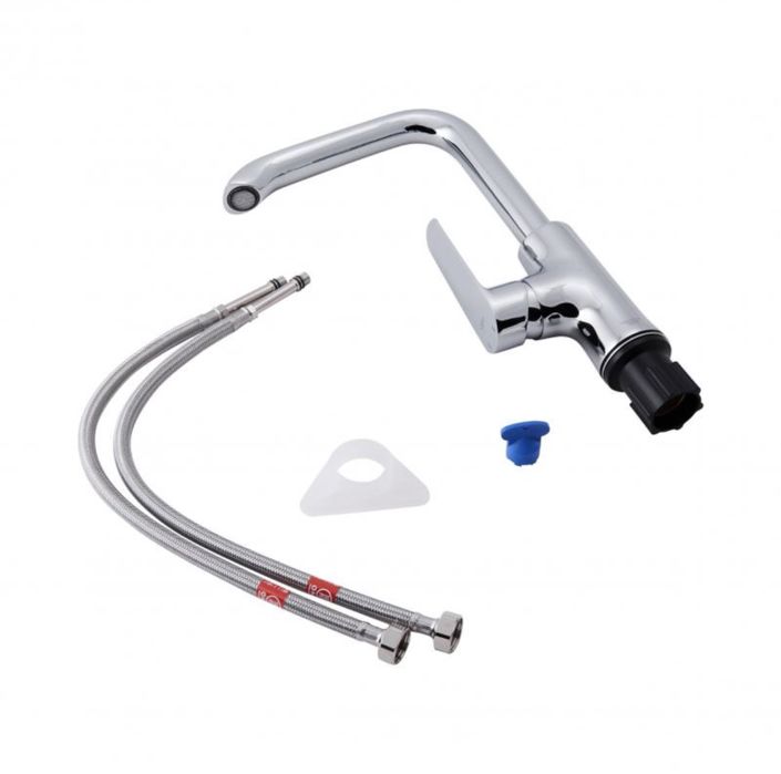 Змішувач для кухні латунний кран на мийку  Qtap Чехія