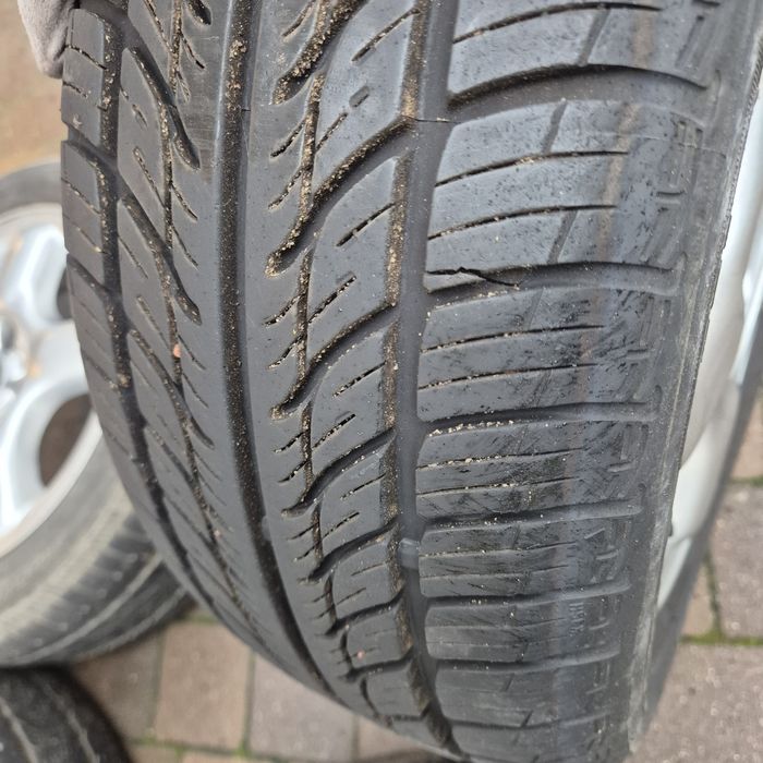 Felgi aluminiowe bbs z oponami 14/185/55 komplet