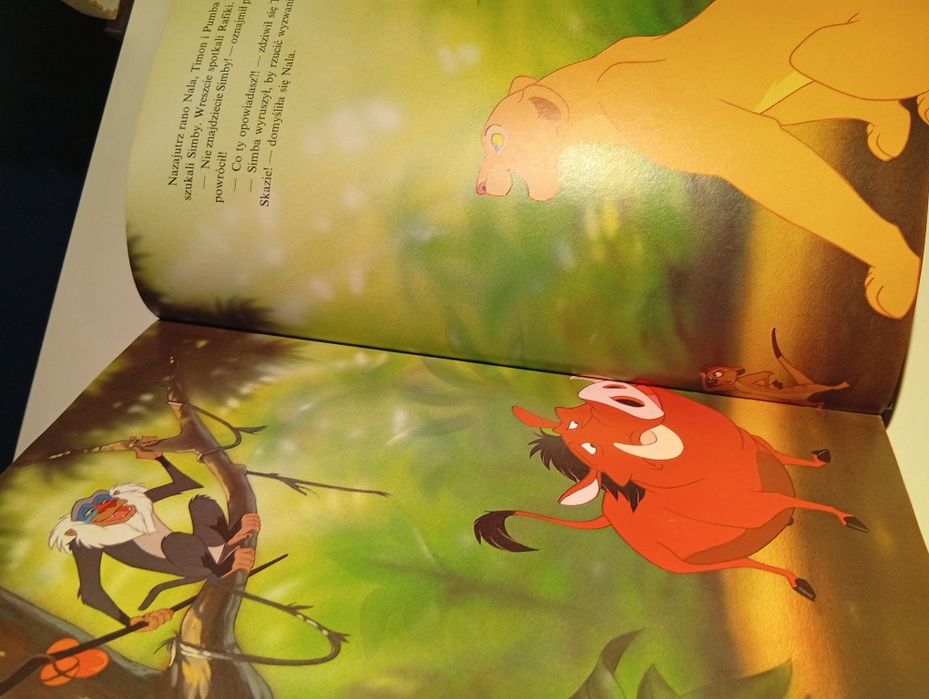 Król Lew książka Disney z 1994 roku