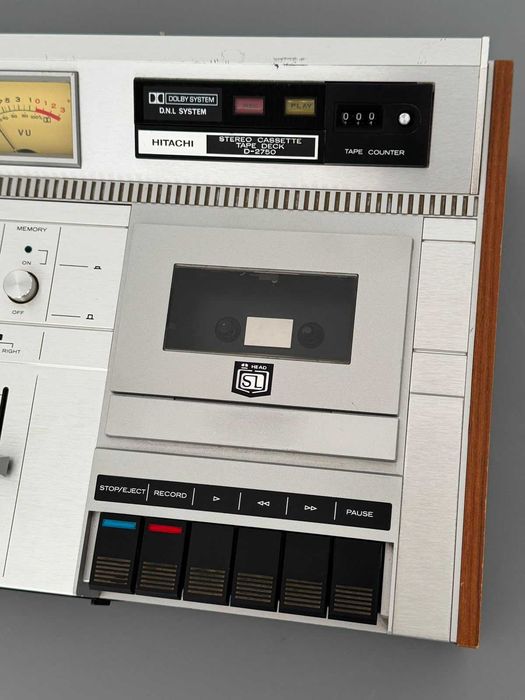 Vintage Magnetofon kasetowy Hitachi D-2750 Unikat Hi-Fi