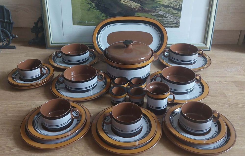 Melitta Ceracron Holstein serwis obiadowy  25 elementów