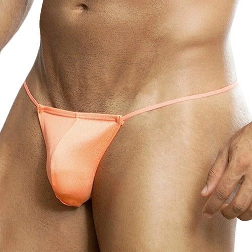 Stringi Męskie Neonowe Minimalistyczne Bardzo Skąpe