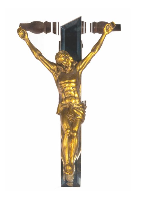 Quadro escultura Cristo Cruz | Arte Sacra