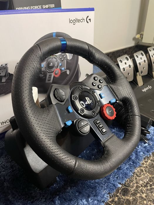 Logitech G29 + Shifter (Manete) | Como Novo (10h uso) | C/ Sacos Originais
