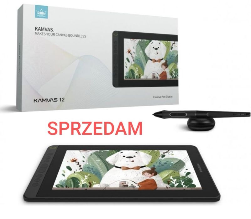 Tablet graficzny HUION Kamvas 12 +gratis podstawka o wartości 150zł