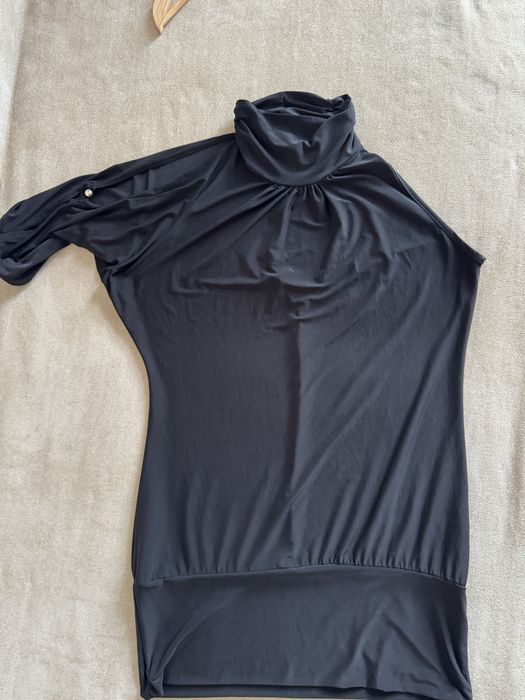 Top tunika na jedno ramię – 70 cm – sukienka mini