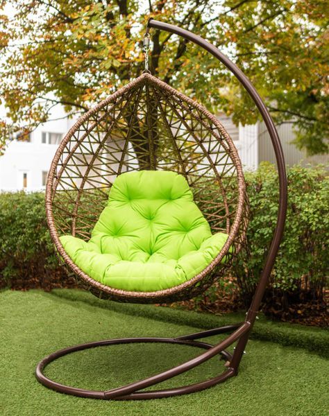 Кресло-Кокон Подвесное плетёное ротангом. Лучшая цена. Производство