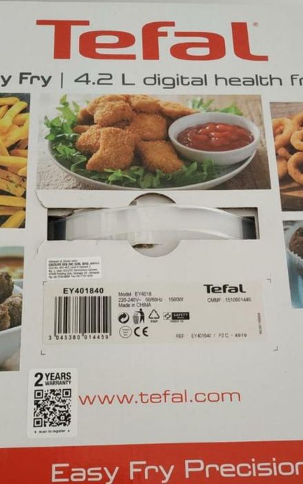 Air Fryer Tefal Easy Fry XL EY401840 Digital, Nova– Leia Descrição!