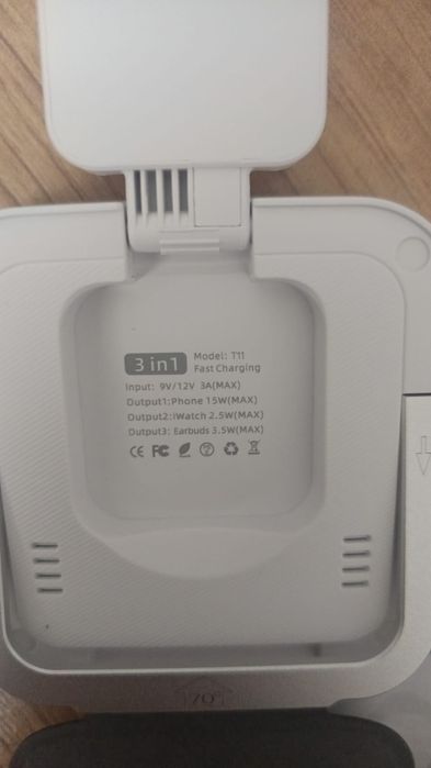 Ładowarka 3w1 BIAŁA MAGSAFE ULTRA COMPACT iPhone iWatch AirPods