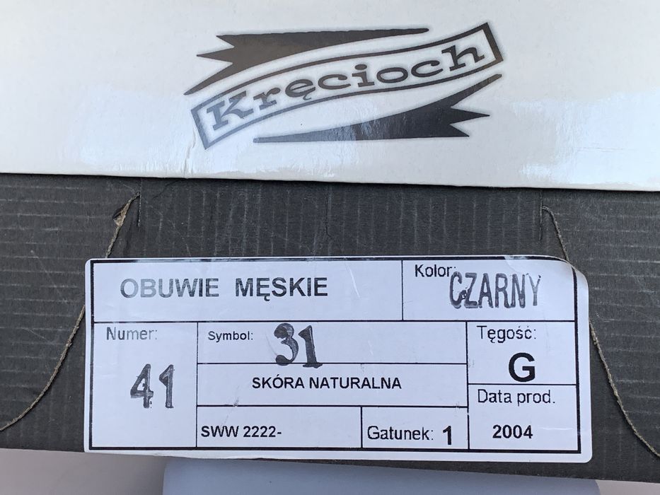 Męskie buty (półbuty) skórzane rozmiar 41