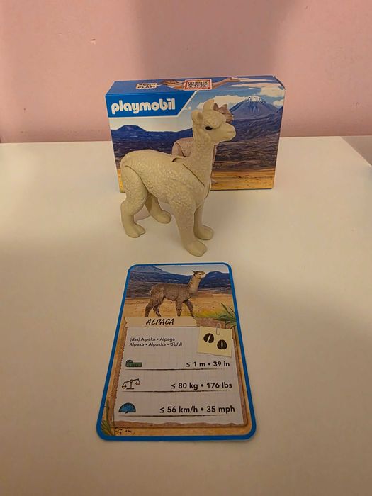 Zabawka 2 Szt Happy Meal McDonald’s Playmobil Wiltopia Leniwiec Alpaka
