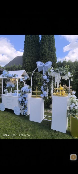 Dekoracje okolicznosciowe Kwiaty Scianki  Komunia Wesela  600 zł