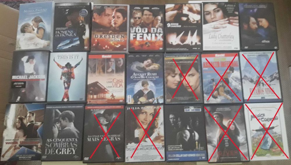 DVD's - Vários - como novos