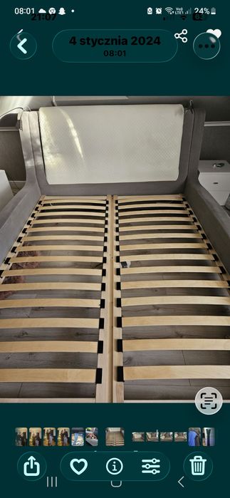 Łóżko sypialniane