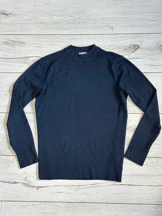 SUNSPEL męski klasyczny sweter wełniany 100% wełna MERINO XL