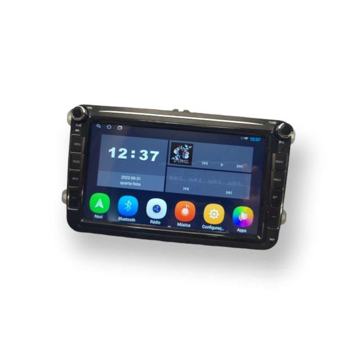 Rádio VW Passat Polo Android 13 – 2 DIN GPS WIFI 8 Polegadas