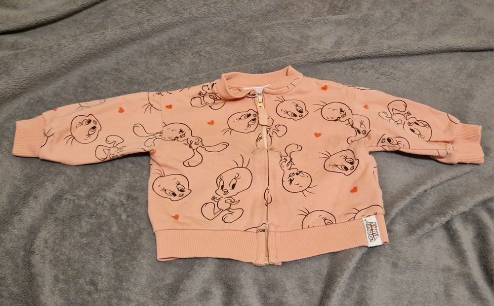 Śpiochy i bluza dziewczynka Smyk r.62