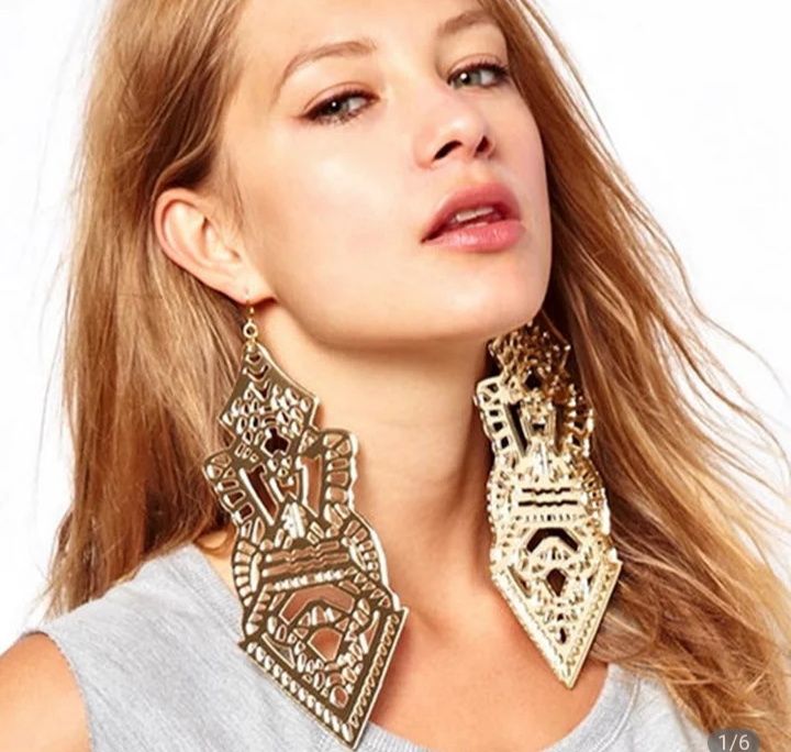 Ogromne kolczyki boho