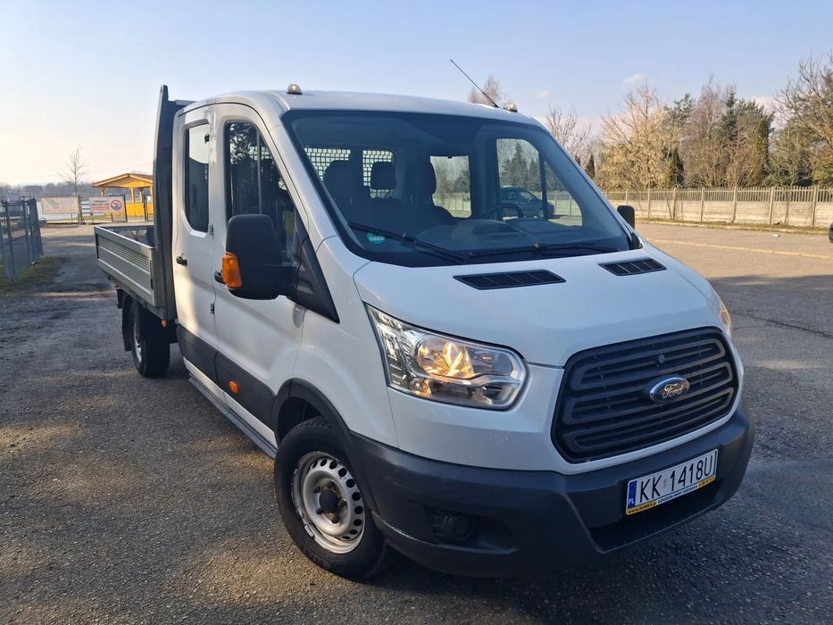 Ford TRANSIT DOKA 155KM 7 osób i paka 287cm  Pierwszy właściciel Lakier oryginalny bez RDZY