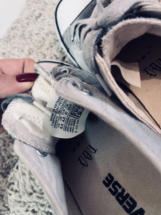 Szare trampki converse 37