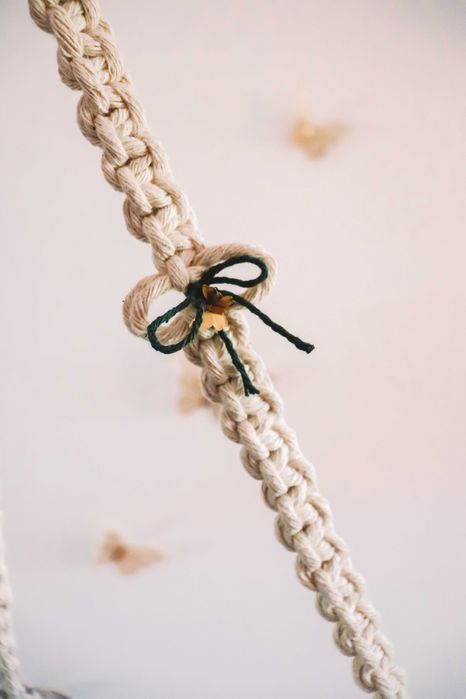 Alça para tapete Yoga em macramé - NOVO