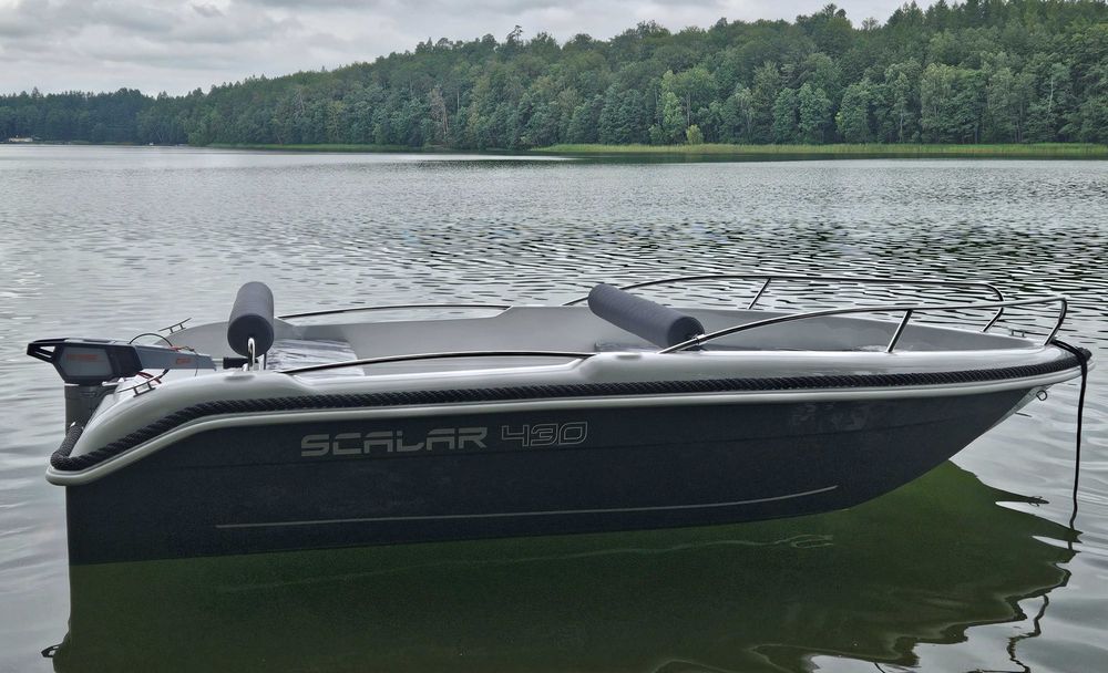 Łódź motorowa SCALAR 430 bez konsoli -NOWA, DOSTĘPNA!!!